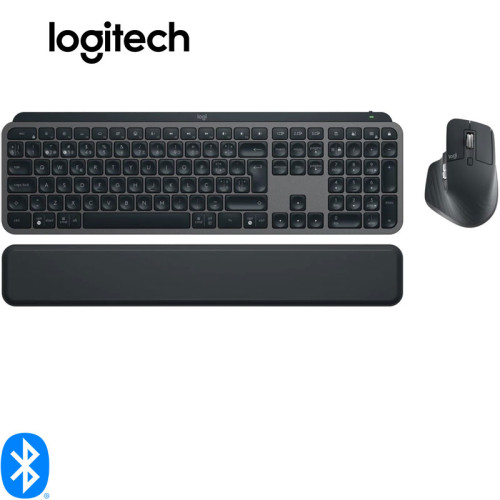 Logitech MX Master 3S, MX Keys S & MX Palm Res Combo - Gold One Computer Logitech MX Master 3S, MX Keys S & MX Palm Res Combo - Gold One Computer